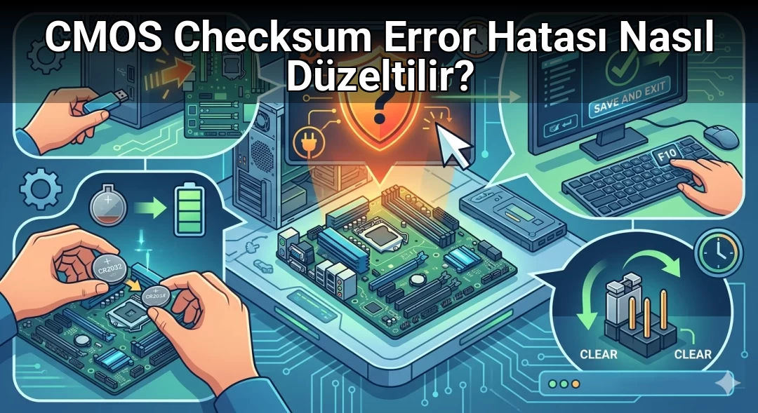 CMOS Checksum Error Hatası Nasıl Düzeltilir?